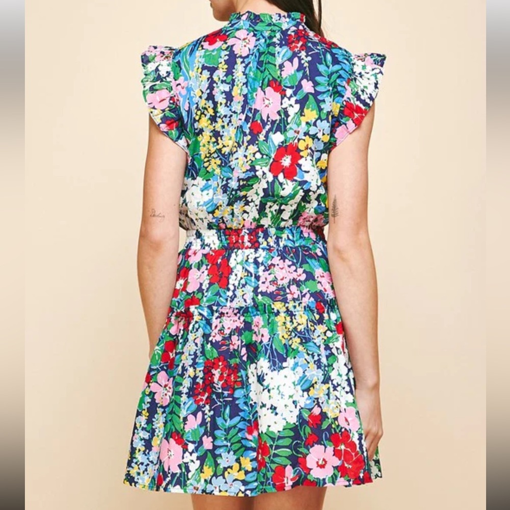 Pinch Floral Poplin Mini Dress - Picture 2 of 13